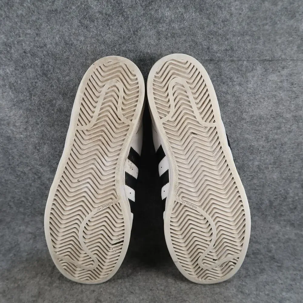 Adidas Shoes Mens 7.5 Superstar Sneakers Casual Lace Up Trainer Lifestyle White